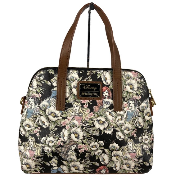 Disney Handbags - Disney Loungefly Princesses Floral Handbag / Crossbody bag